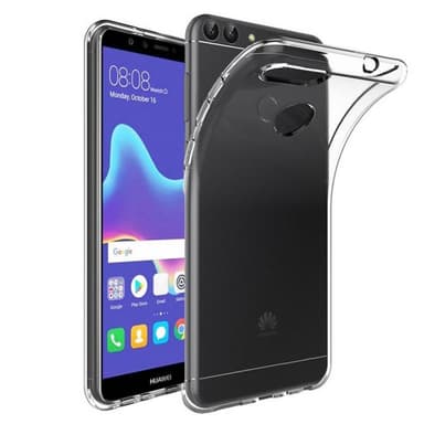 Silikonikotelo läpinäkyvä Huawei Y9 2018 (FLA-LA10)