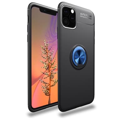 Slim Ring kotelo Apple iPhone 11 Pro Max (6.5 ")  - Musta / Sininen