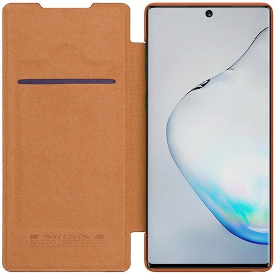Nillkin Qin FlipCover Samsung Galaxy Note 10 Plus (SM-N975F)  - ruskea