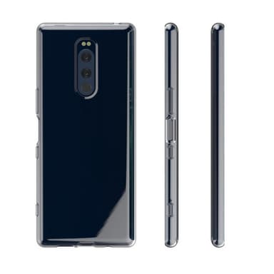 Silikonikotelo läpinäkyvä Sony Xperia 1 (J9110)