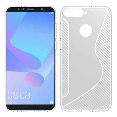 S Line Suojakuori Huawei Y6 2018 (ATU-L21)  - läpinäkyvä