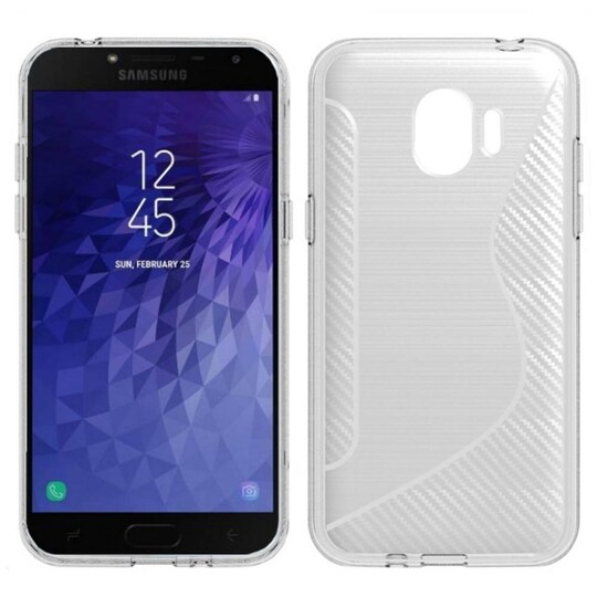 S Line Suojakuori Samsung Galaxy J4 2018 (SM-J400F)  - läpinäkyvä