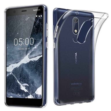 Silikonikotelo läpinäkyvä Nokia 5.1 2018 (TA-1075)