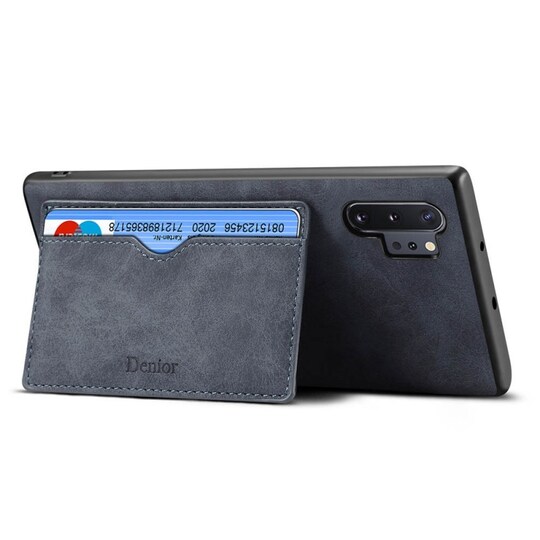 Denior nahka lyhyt suoja Samsung Galaxy Note 10 Plus (N975F)  - harmaa