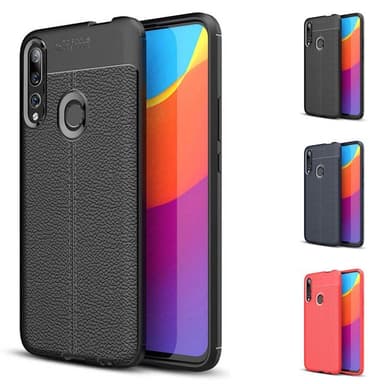 Nahkakuvioitu TPU kuori Huawei P Smart Z (STK-LX1)  - harmaa