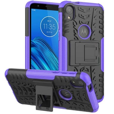 Iskunkestävä Suojakuori Motorola Moto E6 (XT2005-1)  - violetti