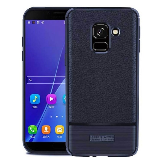 Rugged Armor TPU kuori Samsung Galaxy J6 2018 (SM-J600F)  - sininen