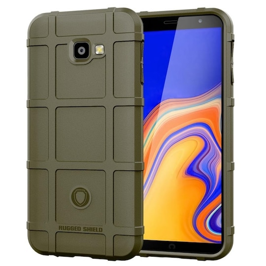 Rugged Shield suoja Samsung Galaxy J4 Plus 2018 (SM-J415F)  - vihreä