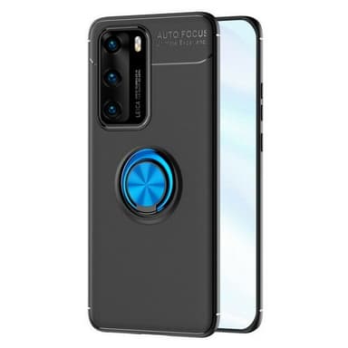 Huawei P40 Slim Ring kotelo (ANA-AN00)  - Musta / Sininen