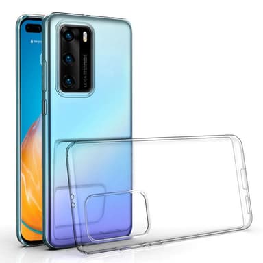 Silikonikotelo läpinäkyvä Huawei P40 (ANA-AN00)