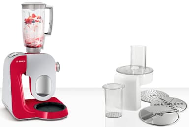 Bosch MUM5 CreationLine yleiskone (punainen /hopea)