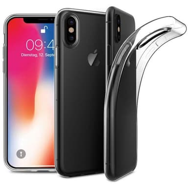 Silikonikotelo läpinäkyvä Apple iPhone XS 5.8 "