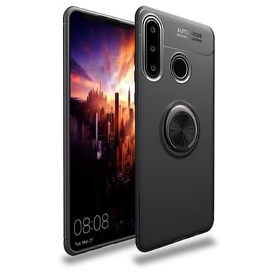 Huawei P30 Lite Slim Ring kotelo (MAR-LX1)  - musta