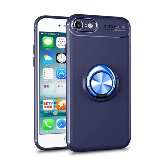 Slim Ring kotelo Apple iPhone 7/8  - sininen