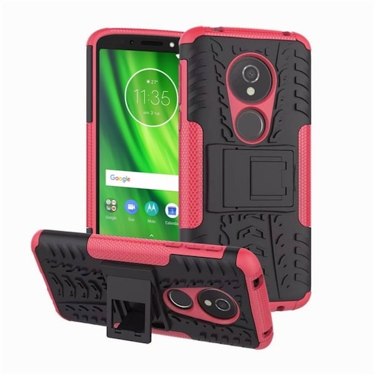 Iskunkestävä Suojakuori Motorola Moto G6 Play (XT1922)  - pinkki