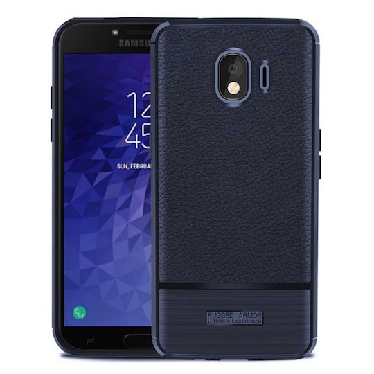 Rugged Armor TPU kuori Samsung Galaxy J4 2018 (SM-J400F)  - sininen