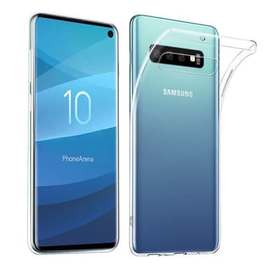 Silikonikotelo läpinäkyvä Samsung Galaxy S10 (SM-G973F)