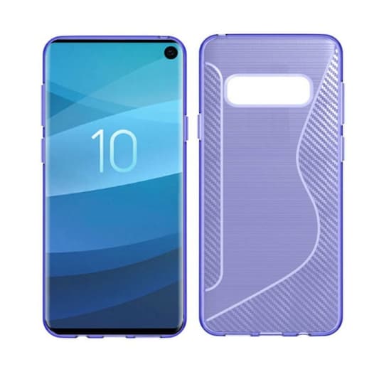 S Line Suojakuori Samsung Galaxy S10 (SM-G973F)  - violetti