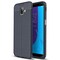 Nahkakuvioitu TPU kuori Samsung Galaxy J6 Plus (SM-J610F)  - sininen