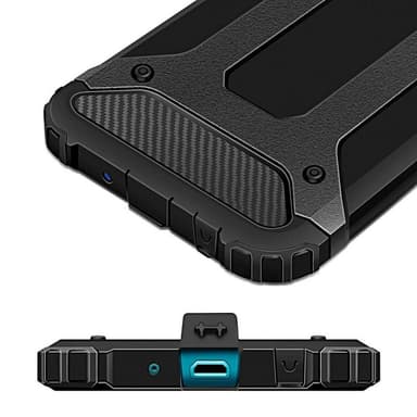 Hybrid Armor kuori Samsung Galaxy A50 (SM-A505F) - musta