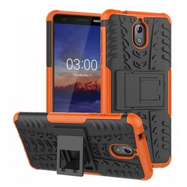 Iskunkestävä Suojakuori Nokia 3.1 2018 (TA-1063)  - oranssi