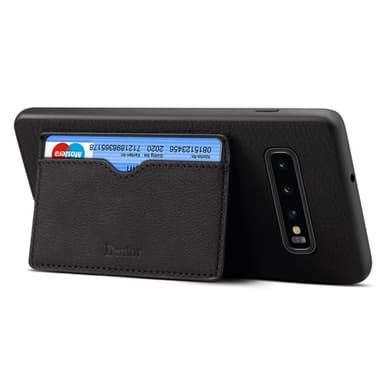Denior-nahkakotelo, korttipaikka Samsung Galaxy S10 Plus (SM-G975F) -