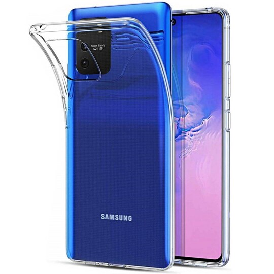 Silikonikotelo läpinäkyvä Samsung Galaxy S10 Lite (SM-G770F)
