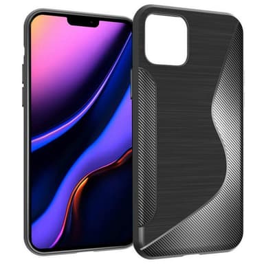 S Line Suojakuori Apple iPhone 11 Pro Max (6.5 ") - musta