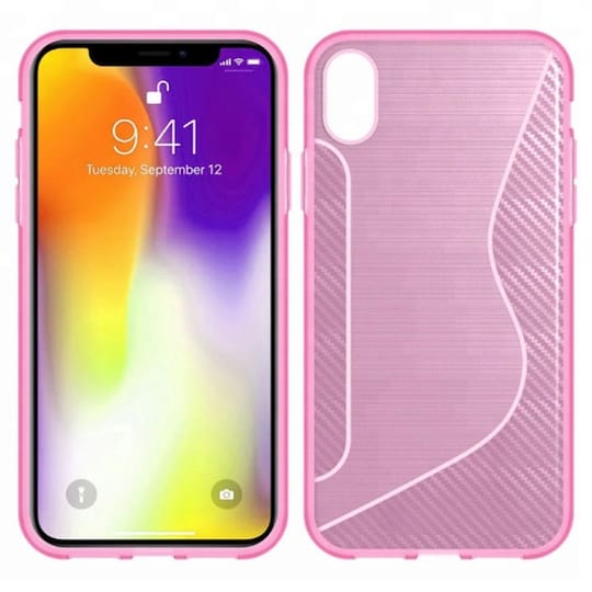 S Line Suojakuori Apple iPhone XS Max (6.5 "")  - pinkki
