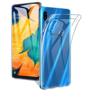 Silikonikotelo läpinäkyvä Samsung Galaxy A30 (SM-A305F)