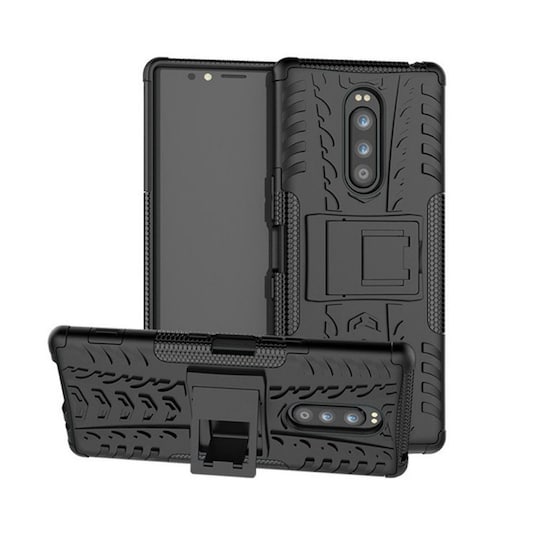 Iskunkestävä Suojakuori Sony Xperia 1 (J9110)  - musta