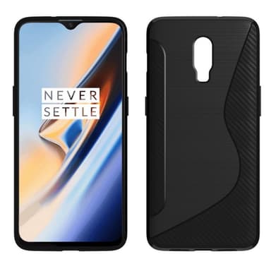 S Line Suojakuori OnePlus 6T (A6010)  - musta