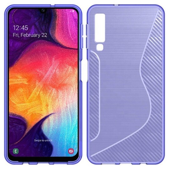 S Line Suojakuori Samsung Galaxy A50 (SM-A505F)  - violetti