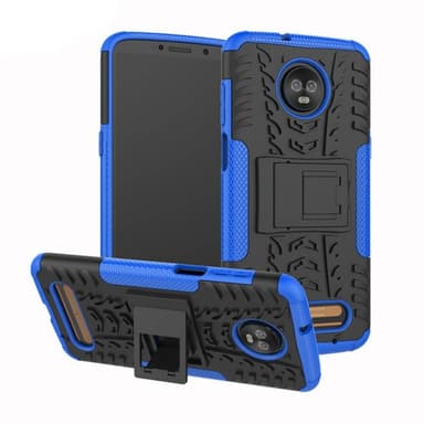 Iskunkestävä Suojakuori Motorola Moto Z3 Play (XT1929)  - sininen