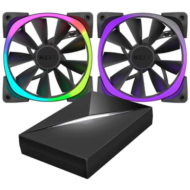 NZXT Aer RGB 2 tuuletinta (120 mm) ja HUE+ valaistus