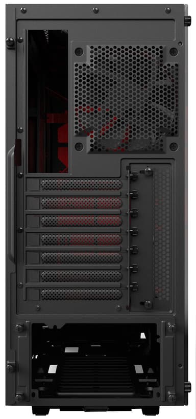 NZXT S340 Elite PC-kotelo (mattamusta/punainen)