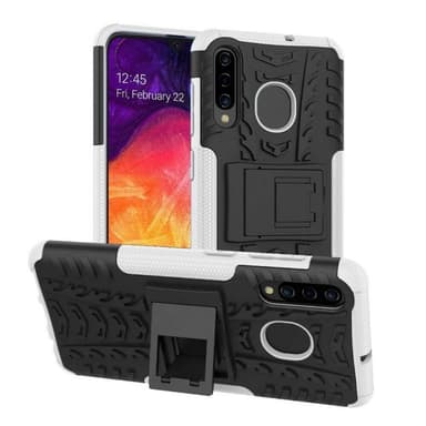 Iskunkestävä Suojakuori Samsung Galaxy A50 (SM-A505F)  - valkoinen