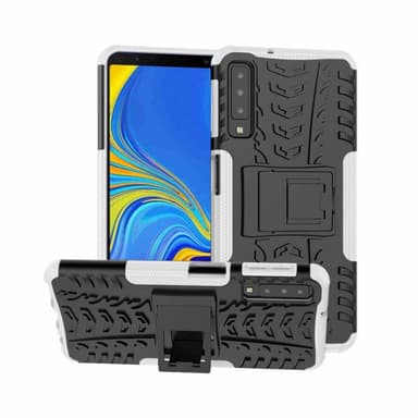 Iskunkestävä Suojakuori Samsung Galaxy A7 2018 (SM-A750F)  - valkoin