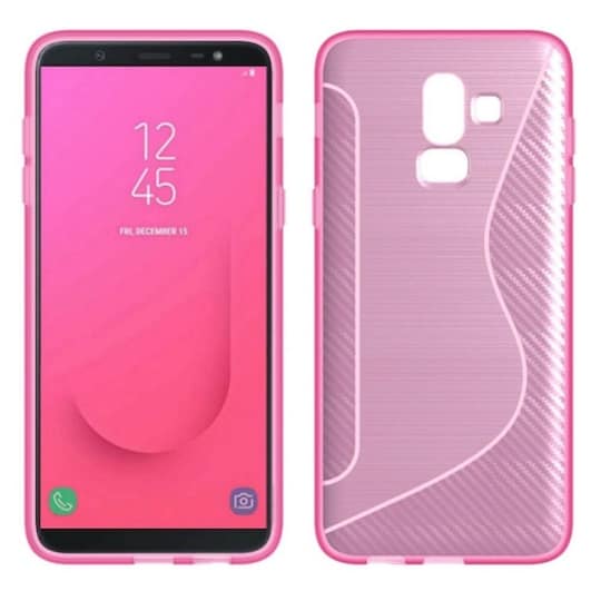 S Line Suojakuori Samsung Galaxy J8 2018 (SM-J800F)  - pinkki