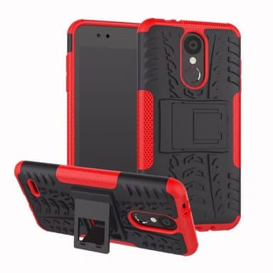 Iskunkestävä Suojakuori LG K9 2018 (X210N)  - punainen