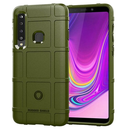 Rugged Shield suoja Samsung Galaxy A9 2018 (SM-A920F)  - vihreä