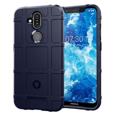 Rugged Shield suoja Nokia 8.1 2018: ksi (TA-1128)  - sininen