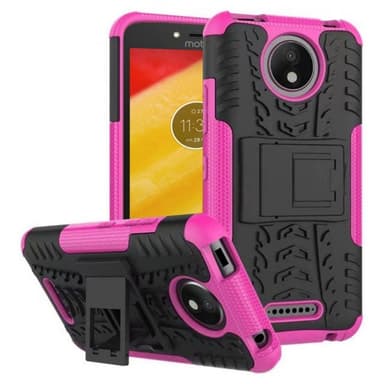 Iskunkestävä Suojakuori Motorola Moto C Plus (XT1723)  - pinkki