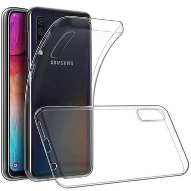 Silikonikotelo läpinäkyvä Samsung Galaxy A70 (SM-A705F)
