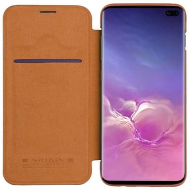 Nillkin Qin FlipCover Samsung Galaxy S10 Plus (SM-G975F)  - ruskea