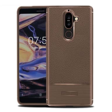 Rugged Armor TPU kuori Nokia 7 Plus (TA-1046)  - ruskea