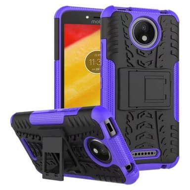 Iskunkestävä Suojakuori Motorola Moto C Plus (XT1723)  - violetti