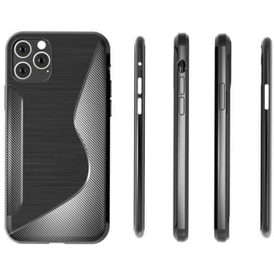 S Line Suojakuori Apple iPhone 11 Pro Max (6.5 ") - musta