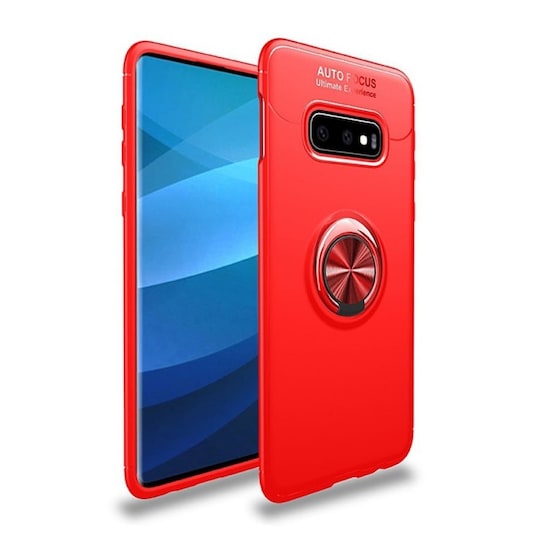 Slim Ring kotelo Samsung Galaxy S10E (SM-G970F)  - punainen