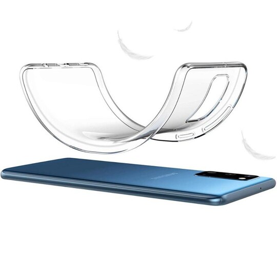 Silikonikotelo läpinäkyvä Samsung Galaxy S20 (SM-G980F)
